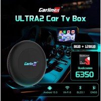 CarlinKit Tbox Ultra v.2 SM6350 8/128 Android 15 + бездротовий CarPlay та Android Auto