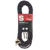 ГИТАРНЫЙ КАБЕЛЬ STAGG SGC6VT BK