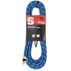 ГИТАРНЫЙ КАБЕЛЬ STAGG SGC6VT BL