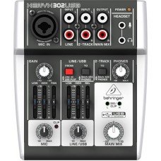 МИКШЕРНЫЙ ПУЛЬТ BEHRINGER XENYX 302USB