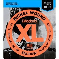 СТРУНЫ D'ADDARIO EXL-110W