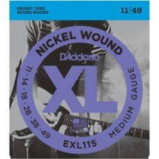 СТРУНЫ D'ADDARIO EXL115