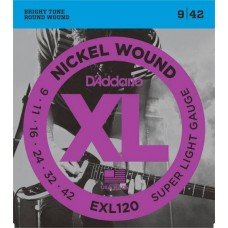 СТРУНЫ D'ADDARIO EXL120