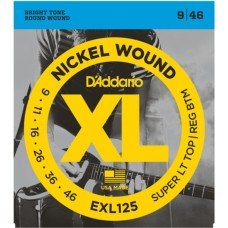 СТРУНЫ D'ADDARIO EXL125